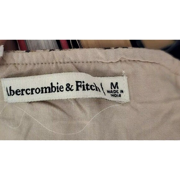 ABERCROMBIE & FITCH TAN/BROWN & BLACK CHEETAH PRINT‎ SKIRT W BELT SZ M - Picture 3 of 7